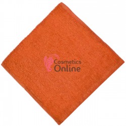 Prosop din bumbac pentru coafor, cosmetica sau manichiura  29x48 Portocaliu (teracota), art MJ 1182336